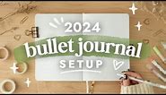 My 2024 Bullet Journal Setup