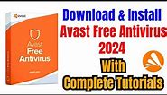 How To Download And Install Avast Free Antivirus || Best Free Antivirus 2024