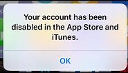 How to Fix Your Account has been Disabled in the App Store and iTunes on iPhone & iPad after iOS 14