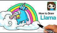 How to Draw Fortnite Llama Unicorn Easy