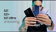 Unboxing the Galaxy S21 & S21 Ultra | Samsung New Zealand