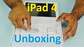 IPad 4 Unboxing and Setup - IPad 4 with WiFi + Cellular and Retina Display- White