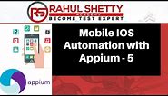 Appium IOS Automation Part 5 - Automate Picker Wheels (Dropdowns)
