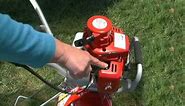 Starting the Mantis® Deluxe 2-Cycle Tiller with FastStart