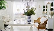 French Decor Office Tour 2024 Luxury Home Office Decorating ideas Vintage Office Decor room Makeover