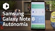 Samsung Galaxy NOTE 8. ¡Prueba de BATERÍA!