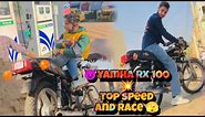 Yamaha rx 135 modified || Yamaha rx 100 top speed