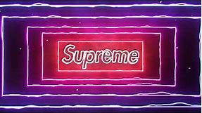 "Neon Supreme" Live Wallpaper Screensaver Background (4K UHD)
