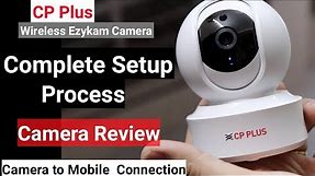 CP Plus Ezykam 360 Degree Wifi Security Camera Setup / Connect with Mobile / Camera Overview