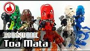 Lego Bionicle Review: 2001 Toa Mata. Tahu, Lewa, Kopaka, Pohatu, Gali, Onua, Kanohi Masks and more!
