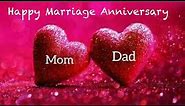 Happy marriage anniversary status ll mom and dad ll