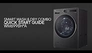[LG Washer/Dryer Combo] Quick Start Guide - WM6998