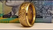 How to Make a Coin Ring From a 1 oz US Gold Eagle