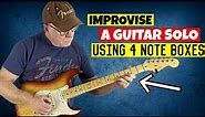 4 Note BOXES With In The PENTATONIC SCALE // How To BETTER IMPROVISE A Guitar Solo