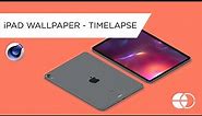 Abstract iPad Pro Wallpaper Timelapse - Cinema 4D (Episode 1)