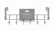 Home Chrome Accessories Over Door 6 Hook Hanger