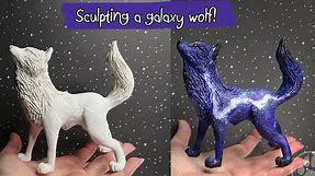 Sculpting Alpha the Galaxy Wolf!