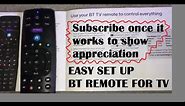 Setting up Your BT Box Remote Control For Your TV Television - Easy Instructions
