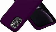 OTOFLY iPhone 11 Pro Max Liquid Silicone Gel Case - Ultra Slim, Full Body Protection, Anti-Scratch, Shockproof (Purple)