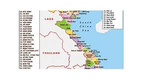 Vietnam Map | HD Political Map of Vietnam