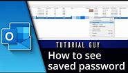 How to see saved password in Outlook | Show Outlook passwords ✅ Tutorial