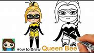How to Draw Queen Bee 🐝 Miraculous Tales of Ladybug & Cat Noir
