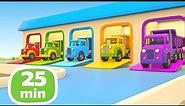 Episodios completos. Vehículos de Servicio. Dibujos animados de coches para niños.
