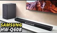Samsung HW-Q60B | 3.1ch Soundbar w/ Dolby Atmos | Bluetooth Connection 2024 | Game Mode