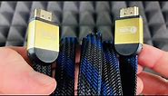 Tech1 HDMI 2.0V 4k 3D 6ft 4096x2160p Cable unboxing | 4k HDMI Cable