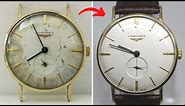 Restoration Of A Vintage 9ct Gold Longines Watch With A Broken Case