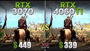 RTX 3070 vs RTX 4060 Ti 8GB | Tested in 15 games