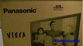 Panasonic TC-P42C2 42" plasma - Unboxing!