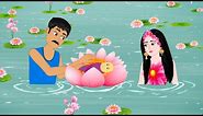 পদ্মাবতীর মেয়ে | Bengali Fairy Tales Cartoon | Bangla Kartun Golpo | Dhada Point Katun