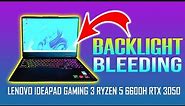 Lenovo Ideapad Gaming 3 Laptop Screen Bleeding Test | Quick Screen Bleeding Test Guide