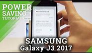 How to Turn On Power Saving Mode on SAMSUNG Galaxy J3 2017 - Extend Battery Life