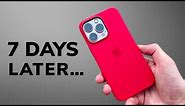 iPhone 13 Pro Silicone Case with MagSafe Review | (PRODUCT) RED #iphone13pro #siliconecase