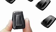 Car Hooks, Auto Sticker Hook for Car, Vehicle Adhesive Hanger, Mini Hooks for Dashboard, Keys, USB Earphone Cable Holder (Black, 4 Pack)