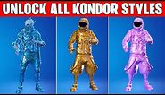 How to Unlock All KONDOR Skin Styles - Sapphire Kondor, Topaz Kondor and Zero Point Kondor Fortnite