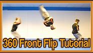 360 Front Flip Tutorial (Front Full) | Fraser Malik How to