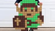 The Legend of Zelda 8-bit Pixel Art | How to Make 8-bit Link - Handmade with Ashley