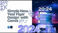 How to Create a Simple New Year Design with Canva Pt.2 | Lightroom Edit