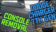 How to remove the console on a Dodge Charger 2011-2023 7th Gen
