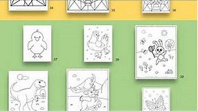 60 Animals Coloring Pages for Kids - Free Print