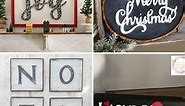 30  Unique DIY Wooden Signs For Christmas Decorating