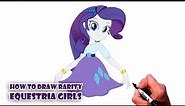 How to Draw Rarity Equestria Girls | My Little Pony step by step Tutorial