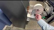 How to load ATM paper in a Genmega ATM