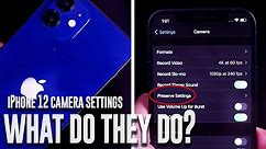 iPhone 12 Camera Settings Explained ! | How to use the iPhone 12 Camera Tutorial|