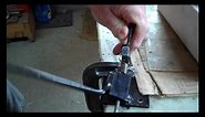 Trapping; Making swivels for snares on home made swivel maker