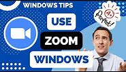 How to Use Zoom on Windows | Beginner's Guide