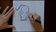 How to Draw a Mouse Cartoon Easy Drawing Lesson for Kids